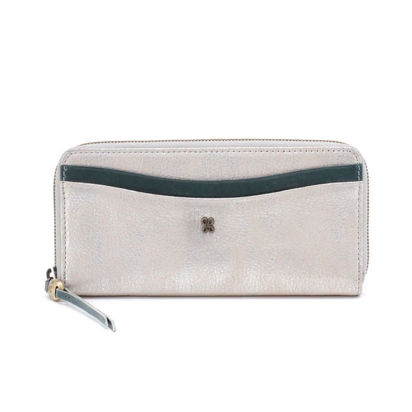 NEW! HOBO Max Large Zip-Around Leather Wallet NWT
